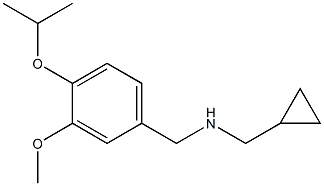 (cyclopropylmethyl)({[3-methoxy-4-(propan-2-yloxy)phenyl]methyl})amine|