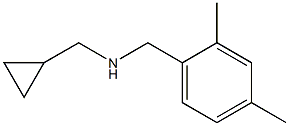 (cyclopropylmethyl)[(2,4-dimethylphenyl)methyl]amine Structure
