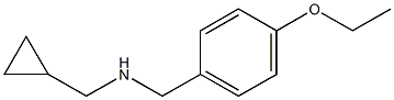 (cyclopropylmethyl)[(4-ethoxyphenyl)methyl]amine Structure
