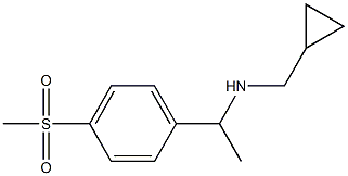 (cyclopropylmethyl)[1-(4-methanesulfonylphenyl)ethyl]amine Struktur