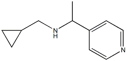(cyclopropylmethyl)[1-(pyridin-4-yl)ethyl]amine Structure