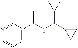 (dicyclopropylmethyl)[1-(pyridin-3-yl)ethyl]amine 化学構造式