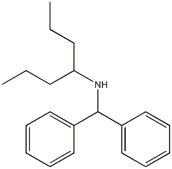 (diphenylmethyl)(heptan-4-yl)amine