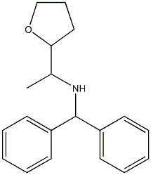 (diphenylmethyl)[1-(oxolan-2-yl)ethyl]amine Struktur