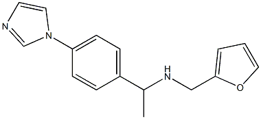 (furan-2-ylmethyl)({1-[4-(1H-imidazol-1-yl)phenyl]ethyl})amine