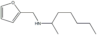 (furan-2-ylmethyl)(heptan-2-yl)amine 化学構造式