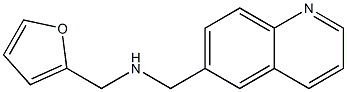 (furan-2-ylmethyl)(quinolin-6-ylmethyl)amine Structure