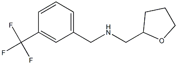 (oxolan-2-ylmethyl)({[3-(trifluoromethyl)phenyl]methyl})amine Structure