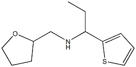 (oxolan-2-ylmethyl)[1-(thiophen-2-yl)propyl]amine Structure