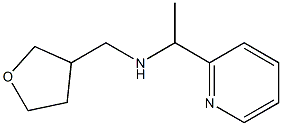 (oxolan-3-ylmethyl)[1-(pyridin-2-yl)ethyl]amine Structure