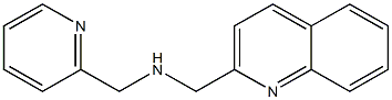 (pyridin-2-ylmethyl)(quinolin-2-ylmethyl)amine,,结构式