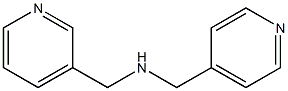 N-(3-ピリジルメチル)-4-ピリジンメタンアミン 化学構造式