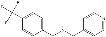 (pyridin-4-ylmethyl)({[4-(trifluoromethyl)phenyl]methyl})amine|