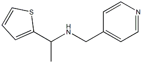 (pyridin-4-ylmethyl)[1-(thiophen-2-yl)ethyl]amine|