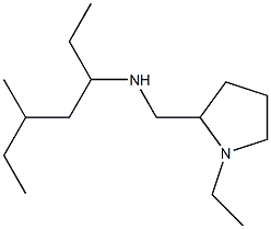 [(1-ethylpyrrolidin-2-yl)methyl](5-methylheptan-3-yl)amine Structure