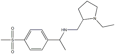 [(1-ethylpyrrolidin-2-yl)methyl][1-(4-methanesulfonylphenyl)ethyl]amine