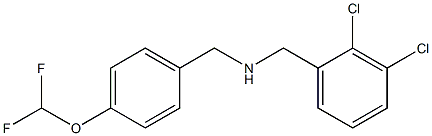 [(2,3-dichlorophenyl)methyl]({[4-(difluoromethoxy)phenyl]methyl})amine|