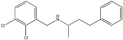 [(2,3-dichlorophenyl)methyl](4-phenylbutan-2-yl)amine Structure