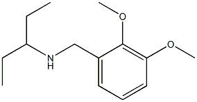 [(2,3-dimethoxyphenyl)methyl](pentan-3-yl)amine Structure
