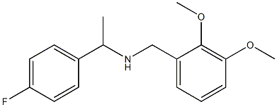 [(2,3-dimethoxyphenyl)methyl][1-(4-fluorophenyl)ethyl]amine,,结构式