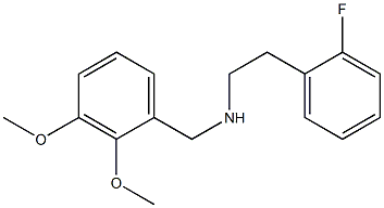 [(2,3-dimethoxyphenyl)methyl][2-(2-fluorophenyl)ethyl]amine Structure