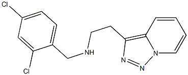 [(2,4-dichlorophenyl)methyl](2-{[1,2,4]triazolo[3,4-a]pyridin-3-yl}ethyl)amine|