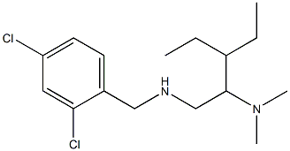 [(2,4-dichlorophenyl)methyl][2-(dimethylamino)-3-ethylpentyl]amine 结构式