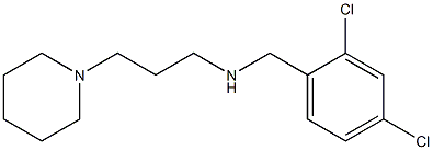 [(2,4-dichlorophenyl)methyl][3-(piperidin-1-yl)propyl]amine 化学構造式
