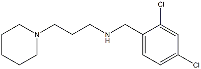 [(2,4-dichlorophenyl)methyl][3-(piperidin-1-yl)propyl]amine Struktur