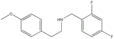  [(2,4-difluorophenyl)methyl][2-(4-methoxyphenyl)ethyl]amine