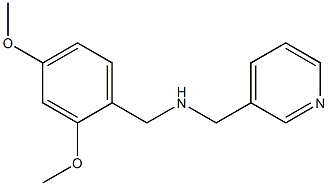 [(2,4-dimethoxyphenyl)methyl](pyridin-3-ylmethyl)amine 化学構造式