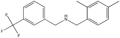  [(2,4-dimethylphenyl)methyl]({[3-(trifluoromethyl)phenyl]methyl})amine