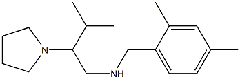 [(2,4-dimethylphenyl)methyl][3-methyl-2-(pyrrolidin-1-yl)butyl]amine Structure