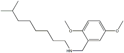 [(2,5-dimethoxyphenyl)methyl](7-methyloctyl)amine 结构式