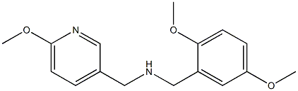 [(2,5-dimethoxyphenyl)methyl][(6-methoxypyridin-3-yl)methyl]amine