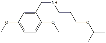 [(2,5-dimethoxyphenyl)methyl][3-(propan-2-yloxy)propyl]amine|