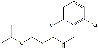[(2,6-dichlorophenyl)methyl][3-(propan-2-yloxy)propyl]amine 结构式