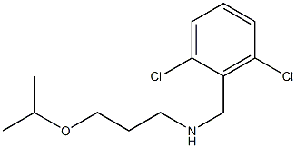 [(2,6-dichlorophenyl)methyl][3-(propan-2-yloxy)propyl]amine 化学構造式