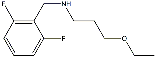 [(2,6-difluorophenyl)methyl](3-ethoxypropyl)amine Struktur