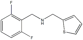 [(2,6-difluorophenyl)methyl](thiophen-2-ylmethyl)amine Struktur