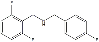 [(2,6-difluorophenyl)methyl][(4-fluorophenyl)methyl]amine Struktur
