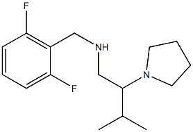 [(2,6-difluorophenyl)methyl][3-methyl-2-(pyrrolidin-1-yl)butyl]amine Structure