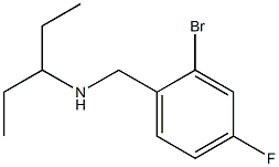 [(2-bromo-4-fluorophenyl)methyl](pentan-3-yl)amine