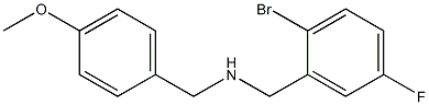  [(2-bromo-5-fluorophenyl)methyl][(4-methoxyphenyl)methyl]amine