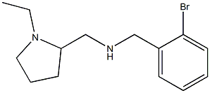 [(2-bromophenyl)methyl][(1-ethylpyrrolidin-2-yl)methyl]amine 化学構造式