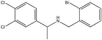 [(2-bromophenyl)methyl][1-(3,4-dichlorophenyl)ethyl]amine|