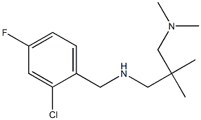 [(2-chloro-4-fluorophenyl)methyl]({2-[(dimethylamino)methyl]-2-methylpropyl})amine|