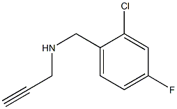 [(2-chloro-4-fluorophenyl)methyl](prop-2-yn-1-yl)amine Structure