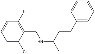 [(2-chloro-6-fluorophenyl)methyl](4-phenylbutan-2-yl)amine Structure