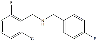 [(2-chloro-6-fluorophenyl)methyl][(4-fluorophenyl)methyl]amine,,结构式